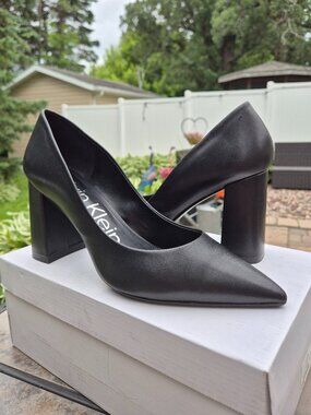 Calvin Klein Black 'Jasmine' Heels, Size 10